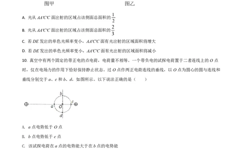 2020年高考物理试卷（山东）（空白卷）_物理历年高考真题_新&middot;PDF版2008-2025&middot;高考物理真题_物理（按试卷类型分类）2008-2025_自主命题卷&middot;物理（2008-2025）