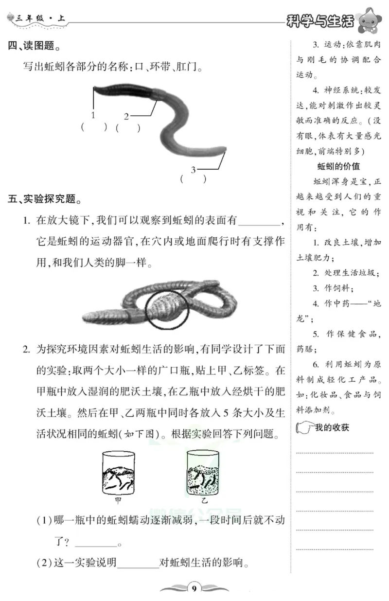 智能训练&middot;科学三年级上册冀人版_2024年人教版小学数学一二三四五六年级上册下册期中期末试a0747_小学全科《同步练习+精品试卷》打包下载（1-6年级单元月考期中期末试卷）_小学科学