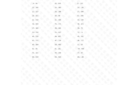 100以内&times;1位第11-20篇答案_小学数学口算竖式脱式计算应用题一二三四五六年级上下册电_小学数学口算题库电子版（1-6）_小学数学口算三年级_口算题适合3年级