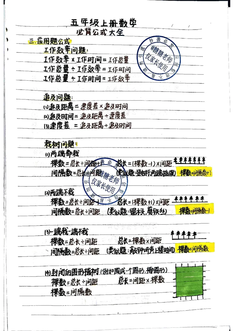 5年级数学重点笔记_小学全网线上同款资料_49号文件5-6数学语文