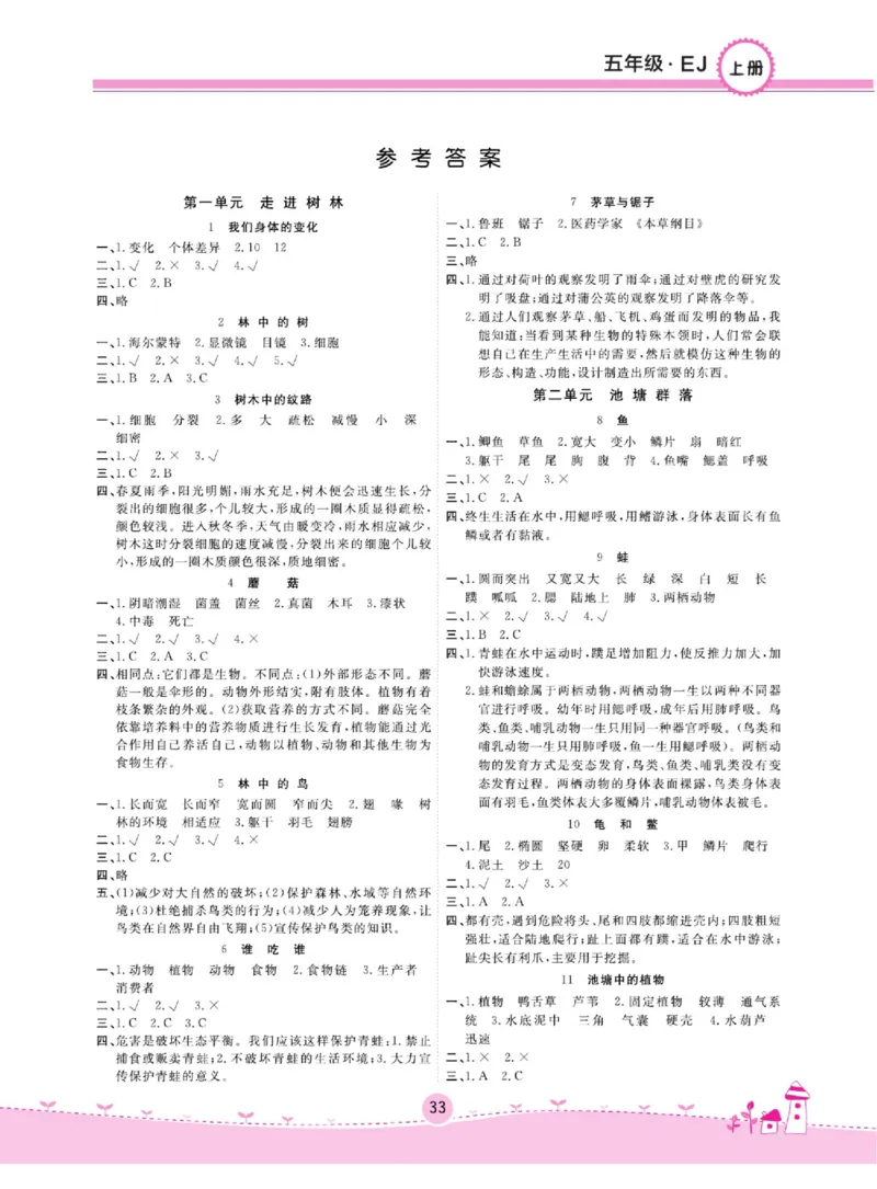 名校练+考五年级上册科学鄂教版_2024年人教版小学数学一二三四五六年级上册下册期中期末试a0747_小学全科《同步练习+精品试卷》打包下载（1-6年级单元月考期中期末试卷）_小学科学