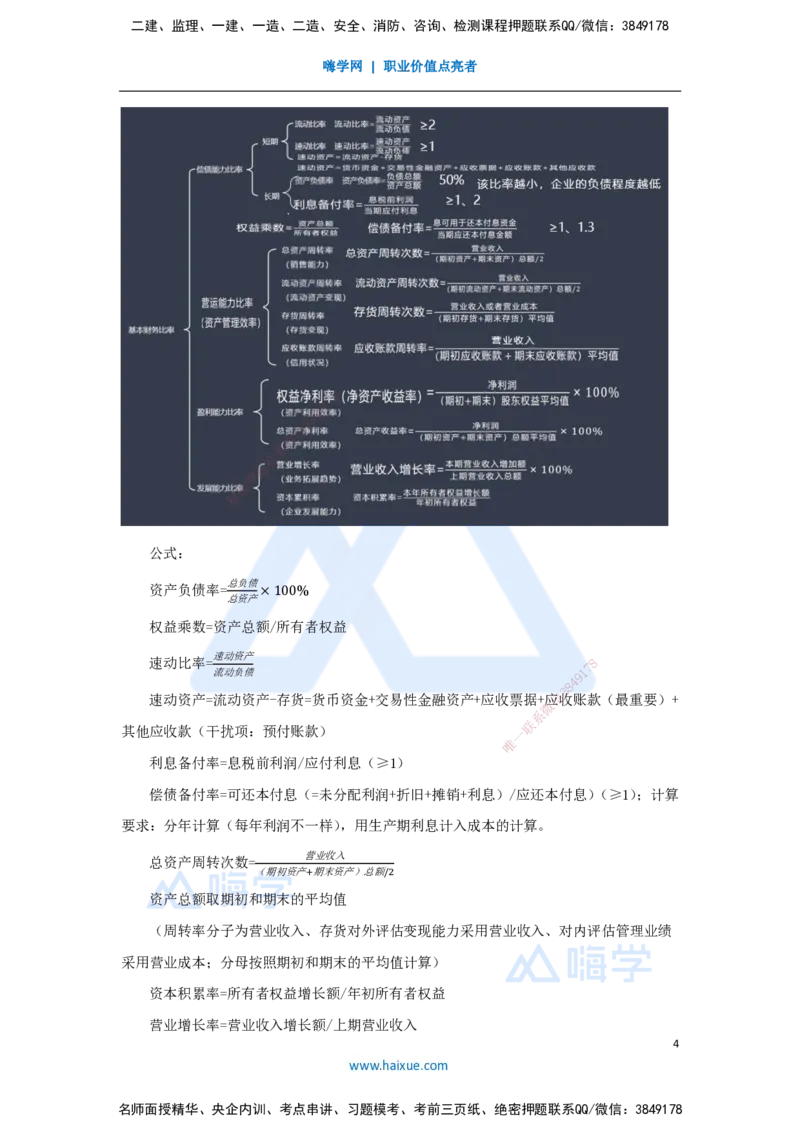 10.2025徐蓉-名师冲刺特训-（10）第10章财务分析_2026年一级建造师_2026年一建经济_2025年一建经济SVIP_04-冲刺串讲✿考点强化✿小灶集训_37-经济《名师冲刺特训》徐蓉HX_讲义