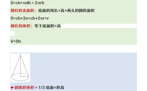 2025秋新版六年级上册数学必背几何图形公式大全_六上数学25秋