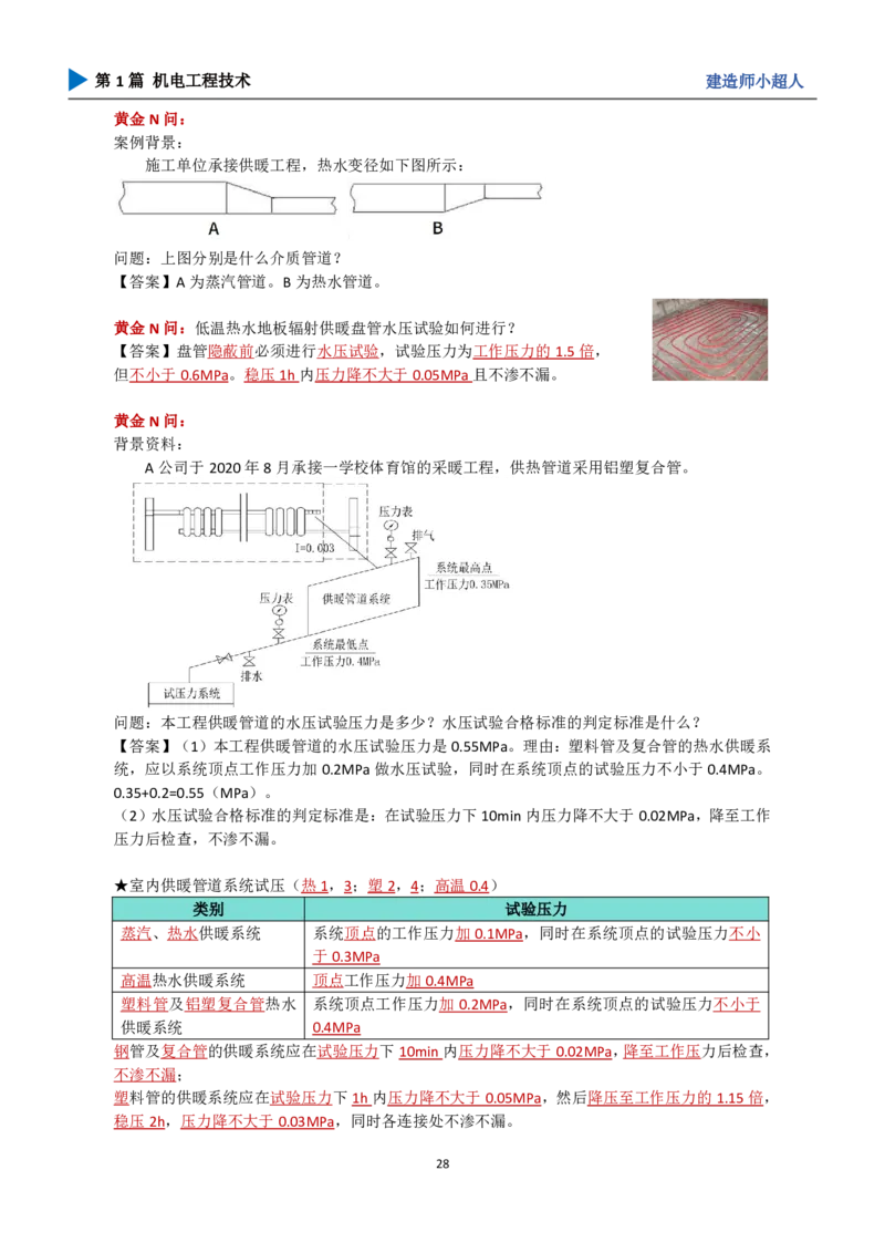 25年一建（攻克案例）带目录_2026年一级建造师_2026年一建机电_2025年一建机电SVIP_04-冲刺串讲✿考点强化✿小灶集训_18-机电《3D案例攻克》小超人SMR_讲义