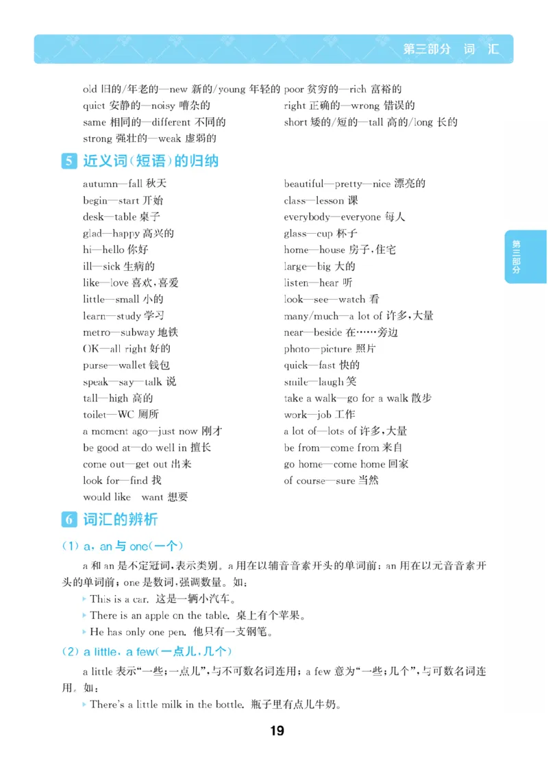 【小学英语】知识通典（人教版）