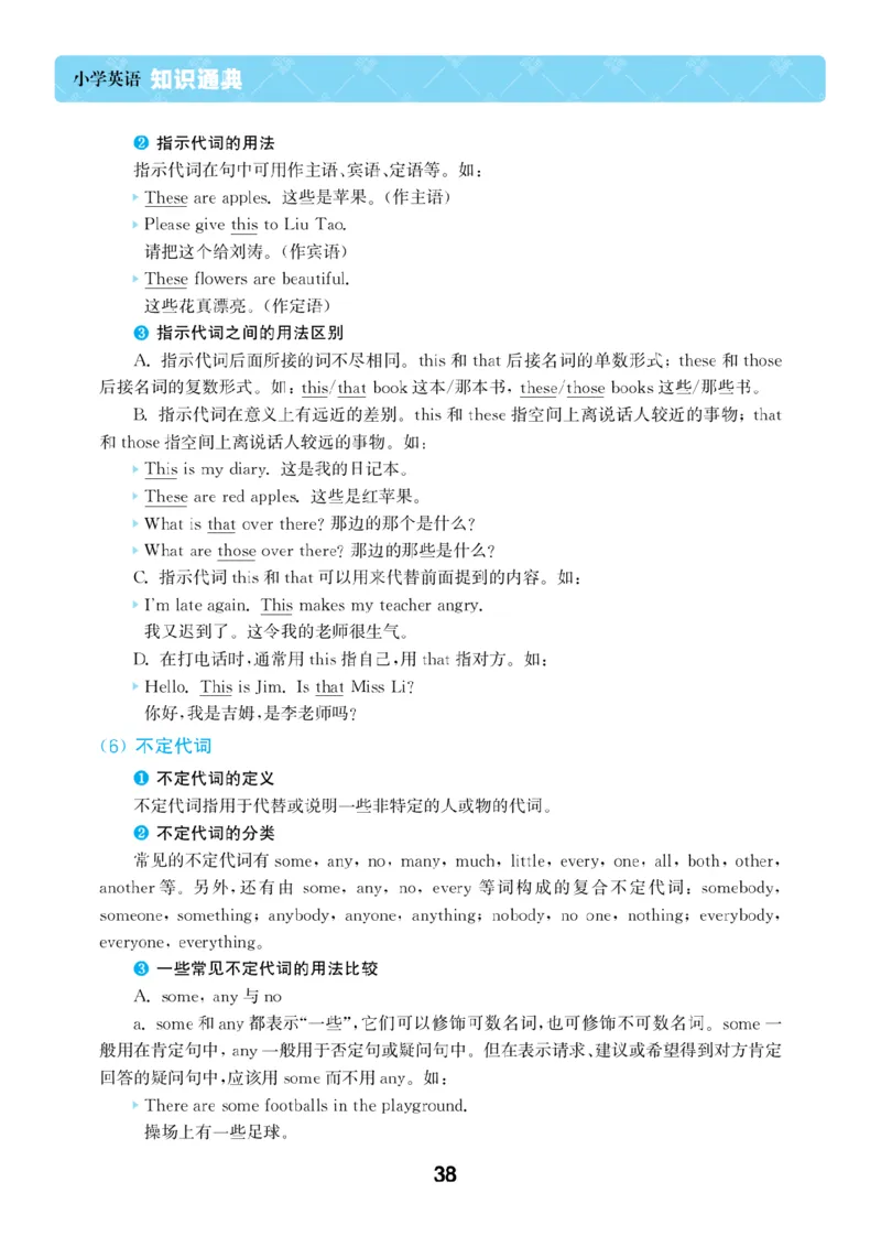 【小学英语】知识通典（人教版）