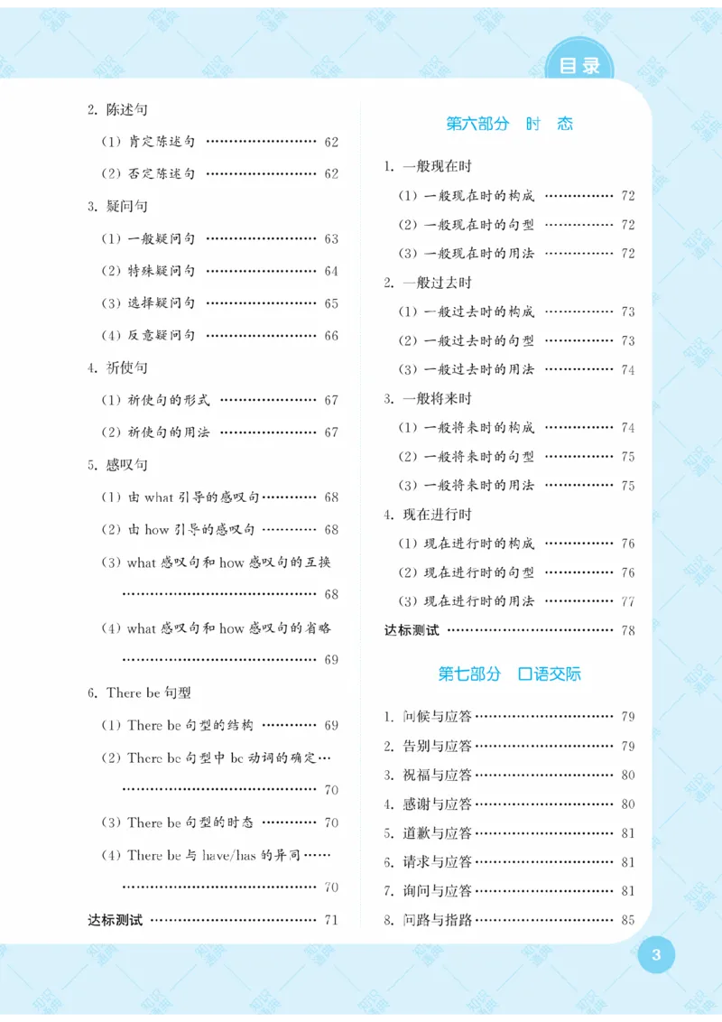 【小学英语】知识通典（人教版）