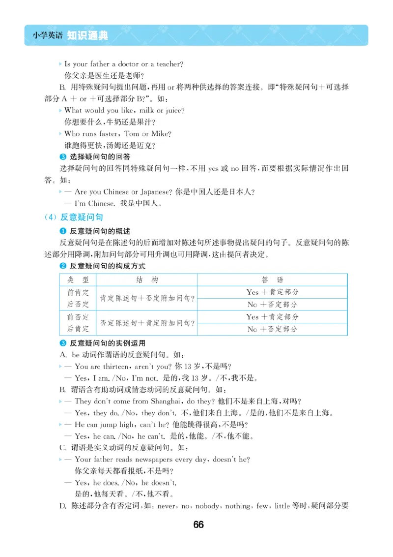 【小学英语】知识通典（人教版）