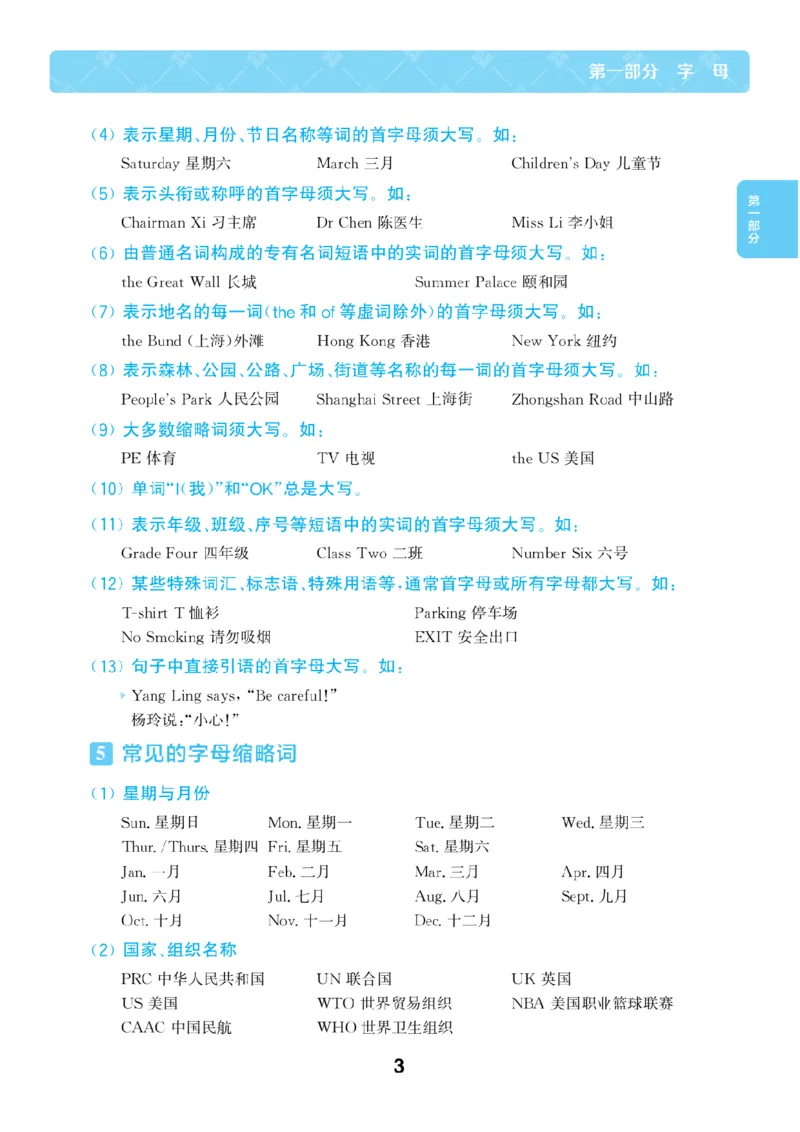 【小学英语】知识通典（人教版）