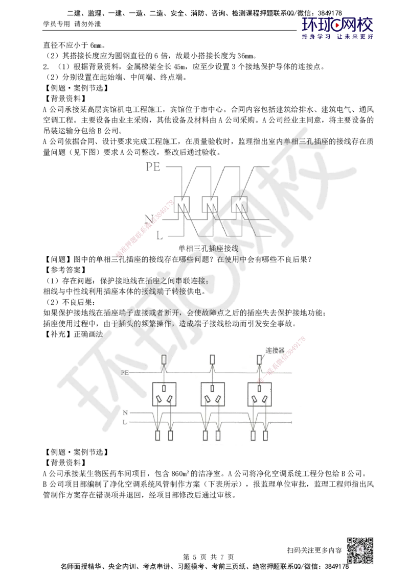 02.2025一建机电案例特训-第2讲-建筑机电水电风（1）_2026年一级建造师_2026年一建机电_2025年一建机电SVIP_04-冲刺串讲✿考点强化✿小灶集训_12-机电《案例特训班》赵金凤HQ_讲义