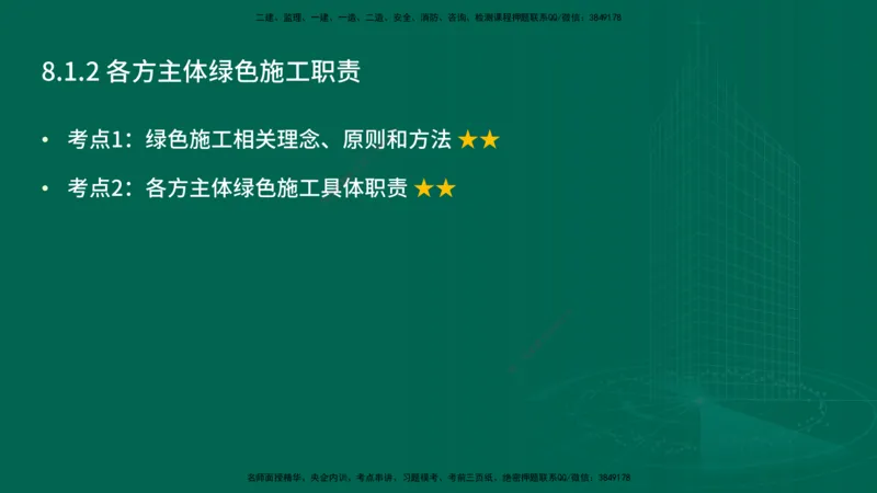 25年一建《项目管理》精讲第8章讲义在线版&_2026年一级建造师_2026年一建管理_2025年一建管理SVIP_02-基础精讲✿高端面授✿深度强化_27-管理《教材精讲班》陈伟YL