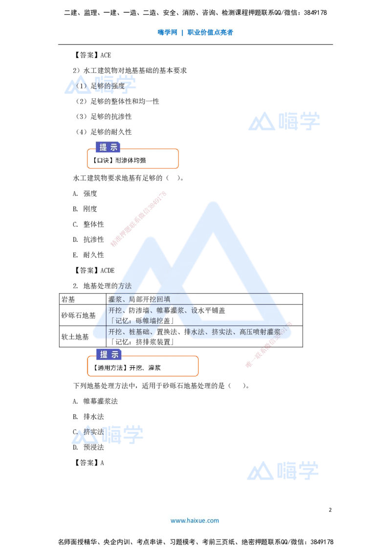 12.2025马丽娜-3D实景通关-第2章（3）地基处理工程1_2026年一级建造师_2026年一建水利_2025年一建水利SVIP_02-基础精讲✿高端面授✿深度强化_20-水利《实景精讲通关》马丽娜HX_讲义