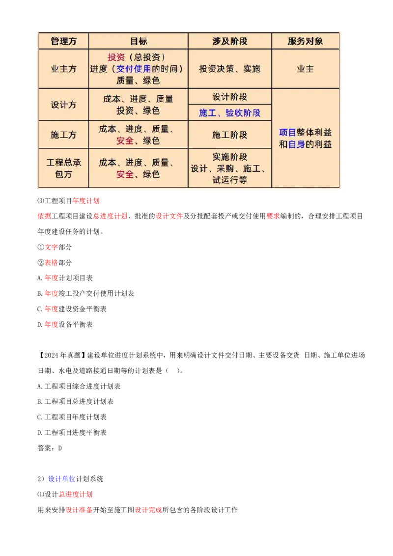 33-第4章-4.1.1-工程进度影响因素-4.1.2-工程进度计划系统及表达方式_2026年一级建造师_2026年一建管理_2025年一建管理SVIP_02-基础精讲✿高端面授✿深度强化_金月_讲义