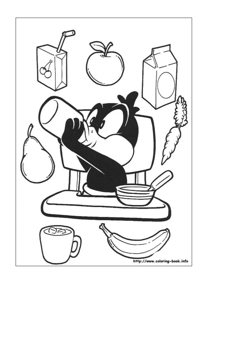 儿童涂色画精选60张_幼小语数英专项资料_幼小语文专项