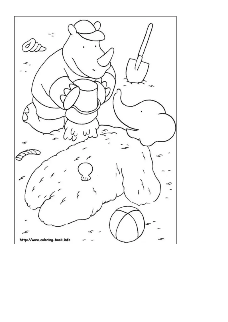 儿童涂色画精选60张_幼小语数英专项资料_幼小语文专项