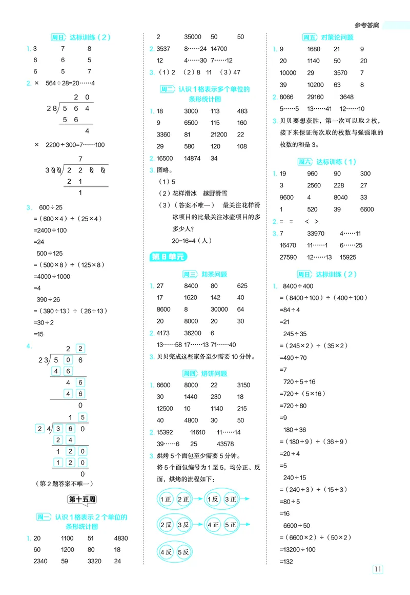 25秋星级口算天天练四年级数学上（R版）答案_🍎星级口算人教25年上册(1)