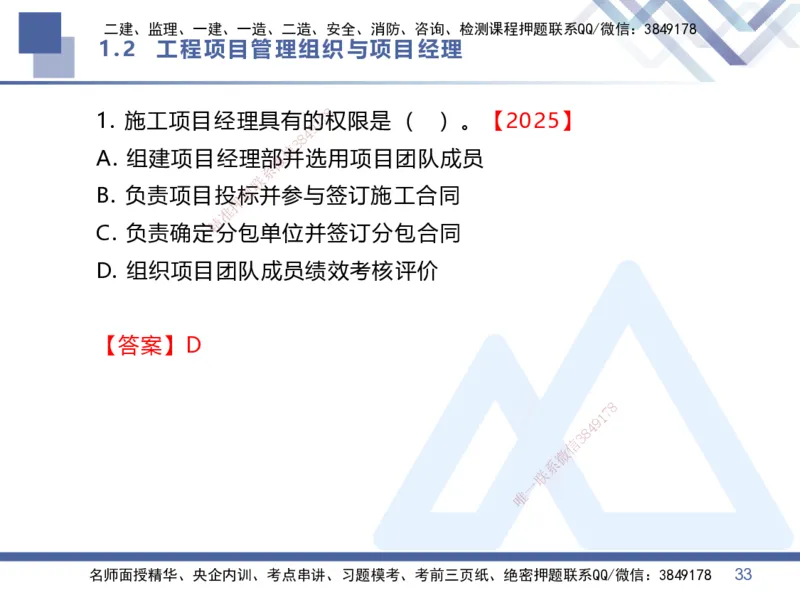 01.2026王晓丹-核心考点精析-管理1_2026年一级建造师_2026年一建管理_2026年一建管理SVIP_2026一建管理SVIP_04-冲刺串讲✿考点强化✿小灶集训_讲义