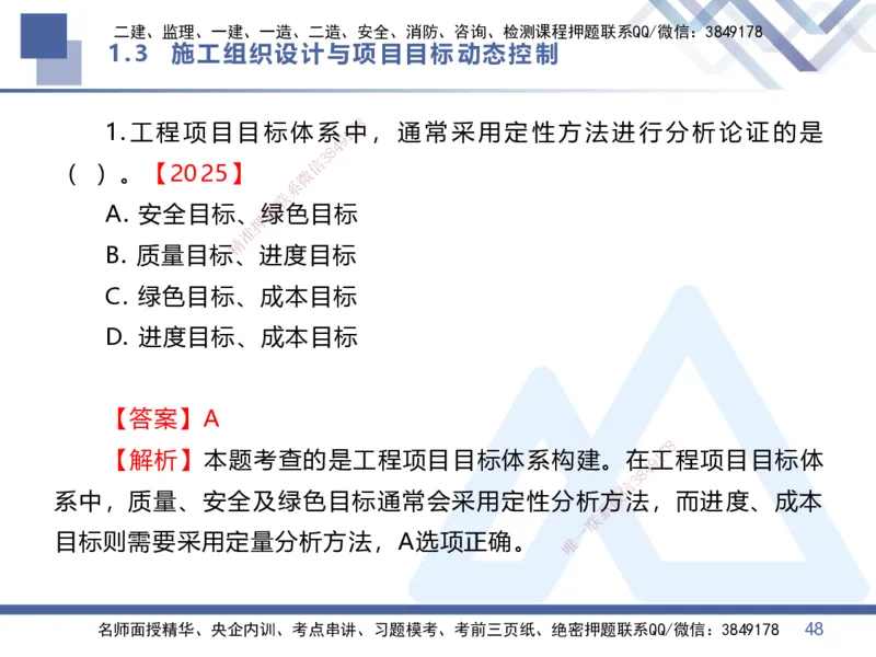 01.2026王晓丹-核心考点精析-管理1_2026年一级建造师_2026年一建管理_2026年一建管理SVIP_2026一建管理SVIP_04-冲刺串讲✿考点强化✿小灶集训_讲义