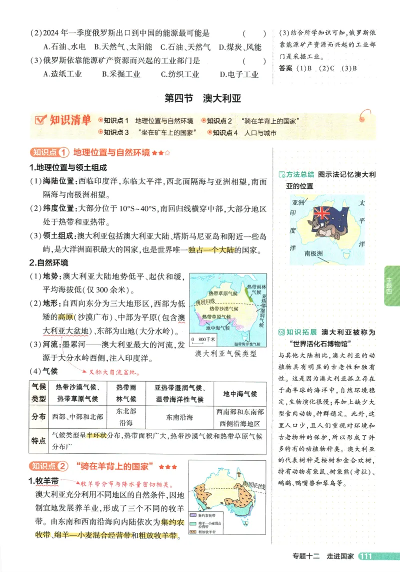 2026版53初中知识清单-地理