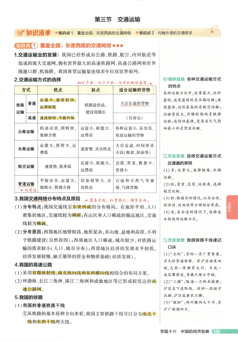 2026版53初中知识清单-地理