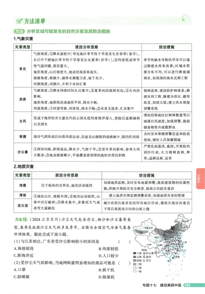 2026版53初中知识清单-地理