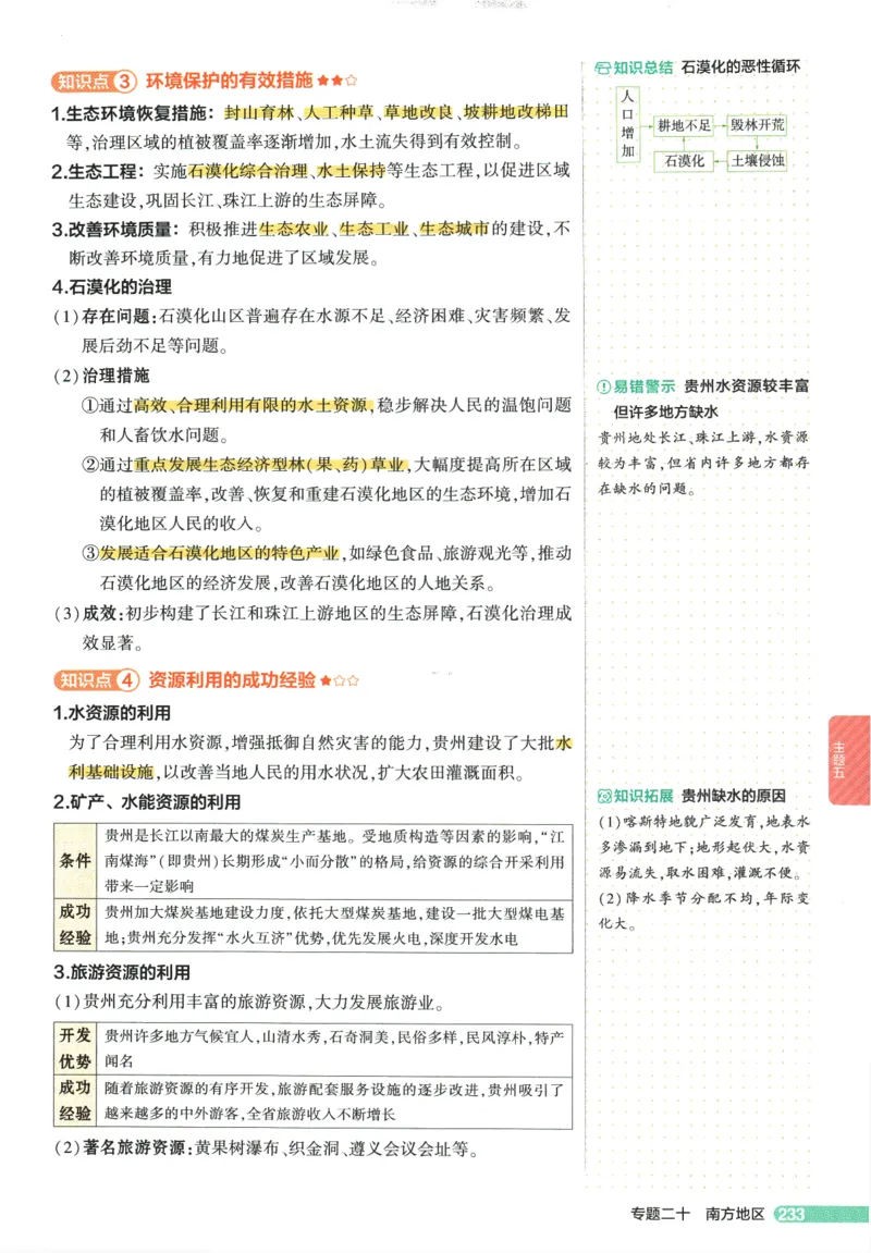 2026版53初中知识清单-地理