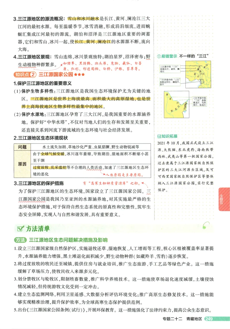 2026版53初中知识清单-地理