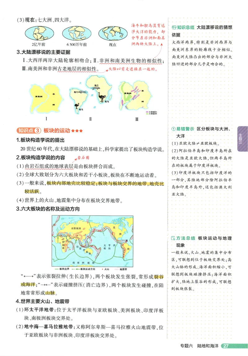 2026版53初中知识清单-地理