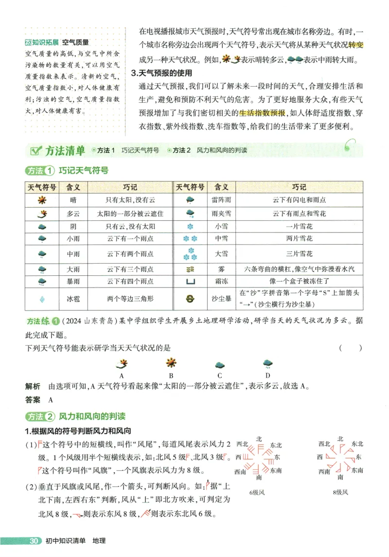 2026版53初中知识清单-地理