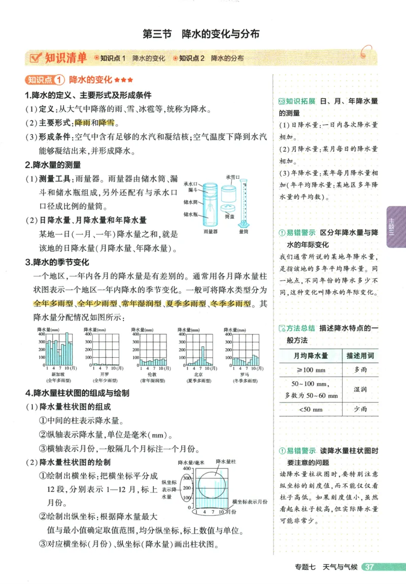 2026版53初中知识清单-地理