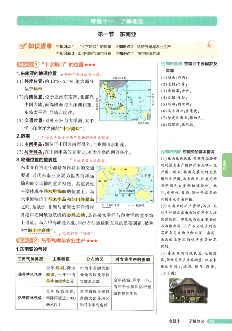 2026版53初中知识清单-地理