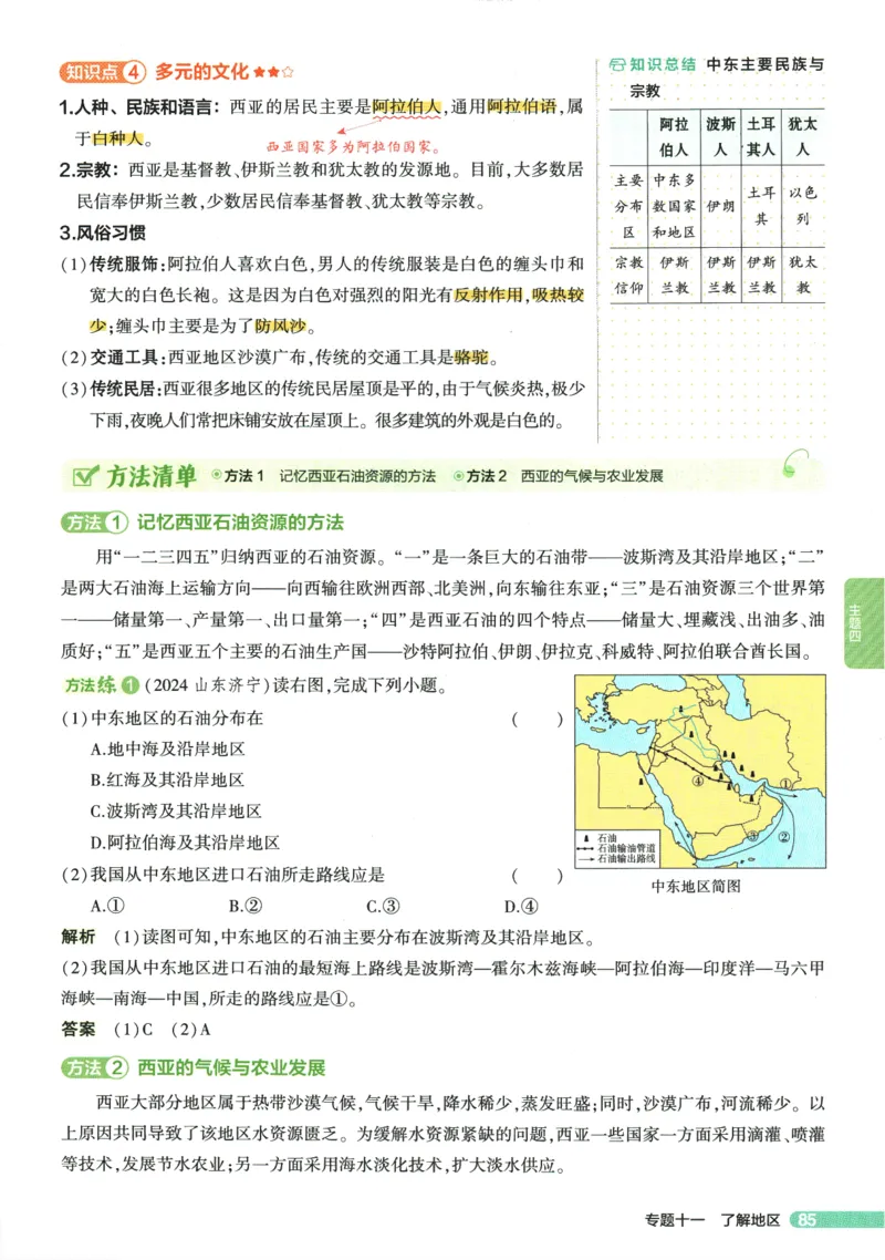 2026版53初中知识清单-地理