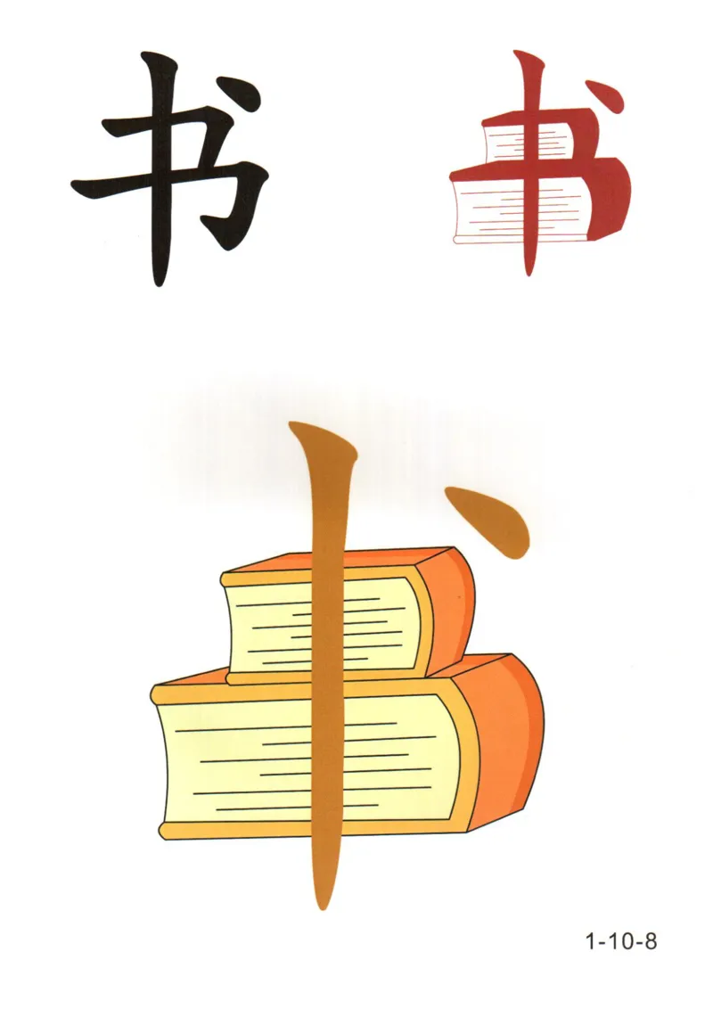 识字看图识字记忆闪卡-第一集_幼小语数英专项资料_幼小语文专项