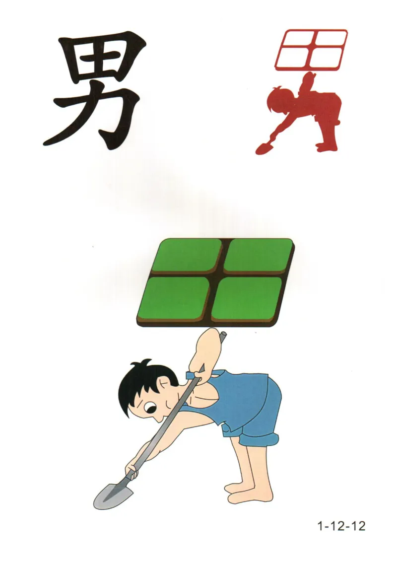 识字看图识字记忆闪卡-第一集_幼小语数英专项资料_幼小语文专项