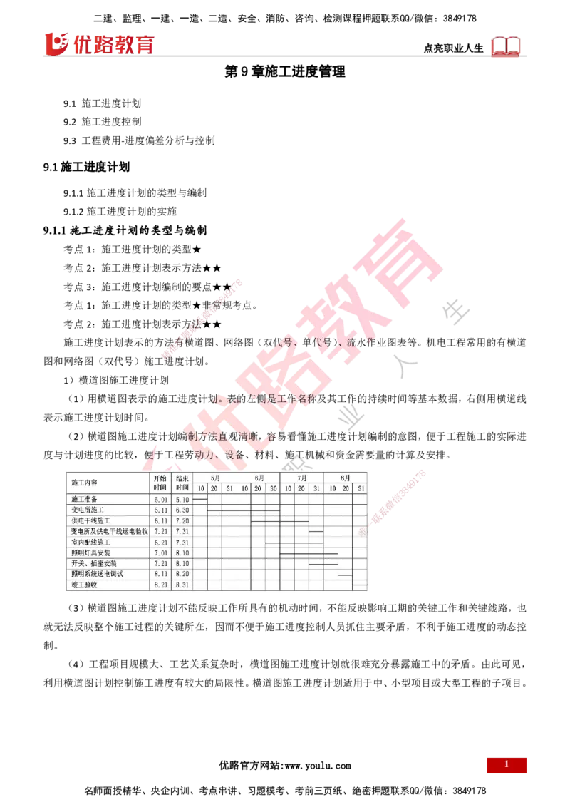 25年一建《机电实务》精讲第9章讲义打印版_2026年一级建造师_2026年一建机电_2025年一建机电SVIP_02-基础精讲✿高端面授✿深度强化_25-机电《教材精讲班》黄老师YL