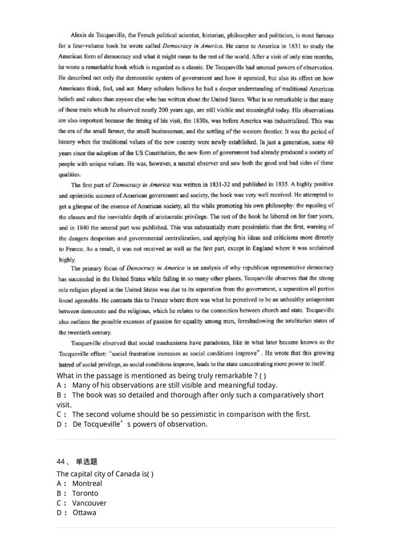 0-军队文职人员招聘考试《英语语言文学》模拟预测6-325796_军队文职(1)_01.军队文职真题-专业课_（全）版本一（历年真题+章节练习+模拟题）_英语言文学(军队文职)_预测模拟_纯题目