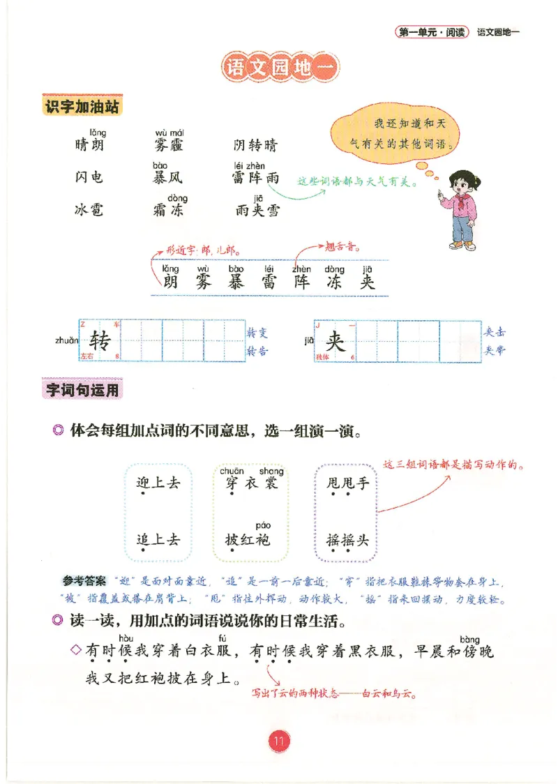 一升二新版语文课堂笔记_小学全网线上同款资料_k92_语文