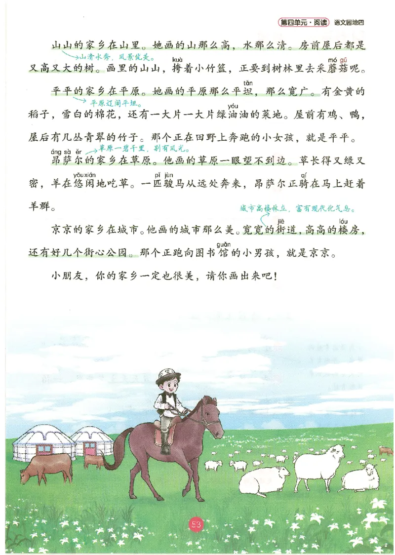 一升二新版语文课堂笔记_小学全网线上同款资料_k92_语文