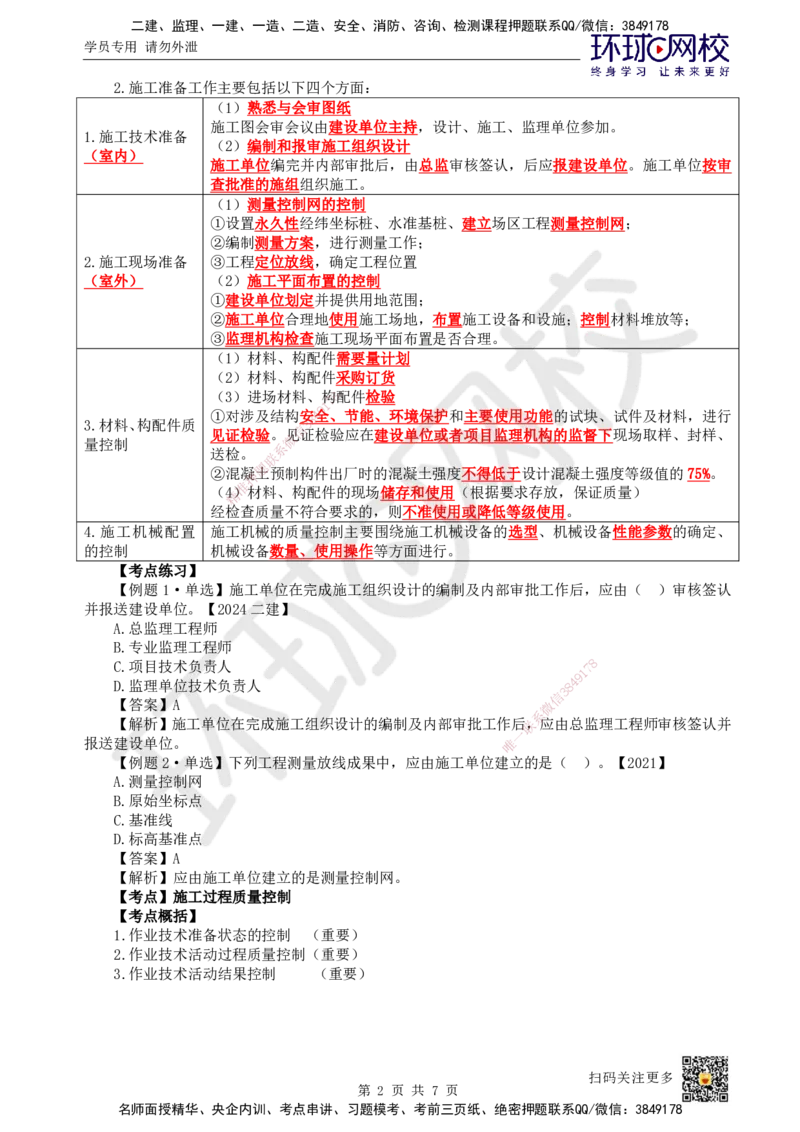 40.第40讲-53施工准备及施工过程质量控制_2026年一级建造师_2026年一建管理_2025年一建管理SVIP_02-基础精讲✿高端面授✿深度强化_25-管理《考点精讲班》张君、郑春秋HQ_张君