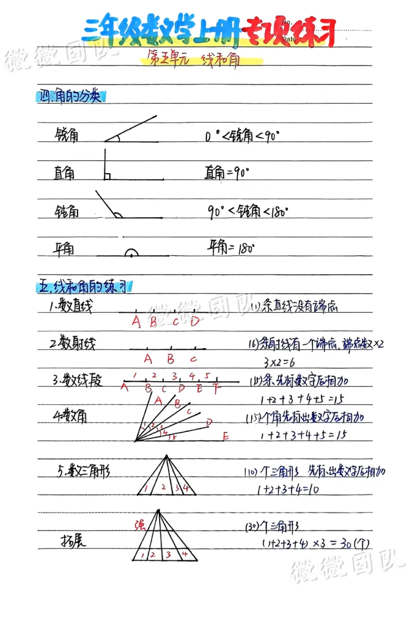 三上数学手写笔记_小学全网线上同款资料_23号资料93阅兵_三年级资料