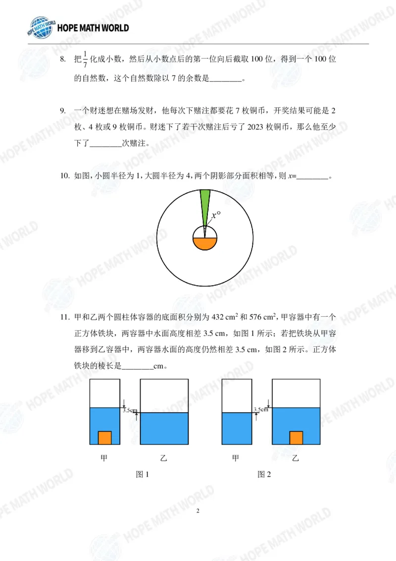 2024年6年级完整版_希望杯IHC