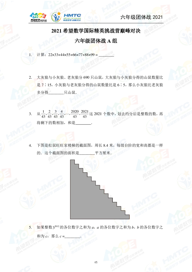 2024年6年级完整版_希望杯IHC