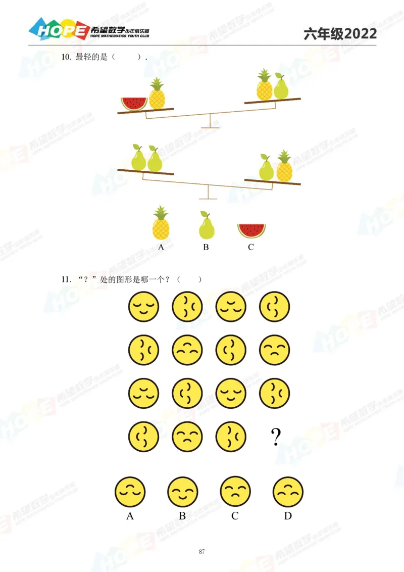 2024年6年级完整版_希望杯IHC