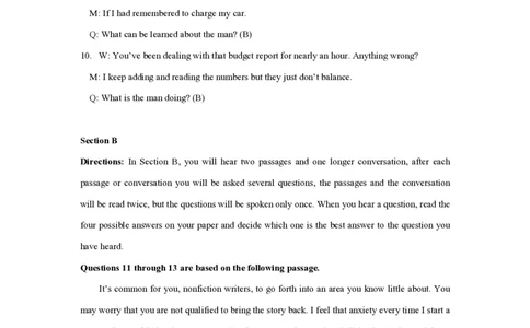 2019年高考英语试卷（上海）（秋考）（答案卷）_英语历年高考真题_新&middot;PDF版2008-2025&middot;高考英语真题_英语（按省份分类）2008-2025_2008-2023&middot;（上海）英语高考真题