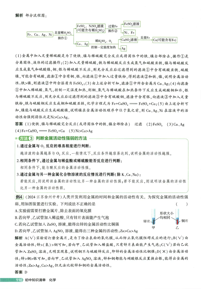 2026版53初中知识清单-化学