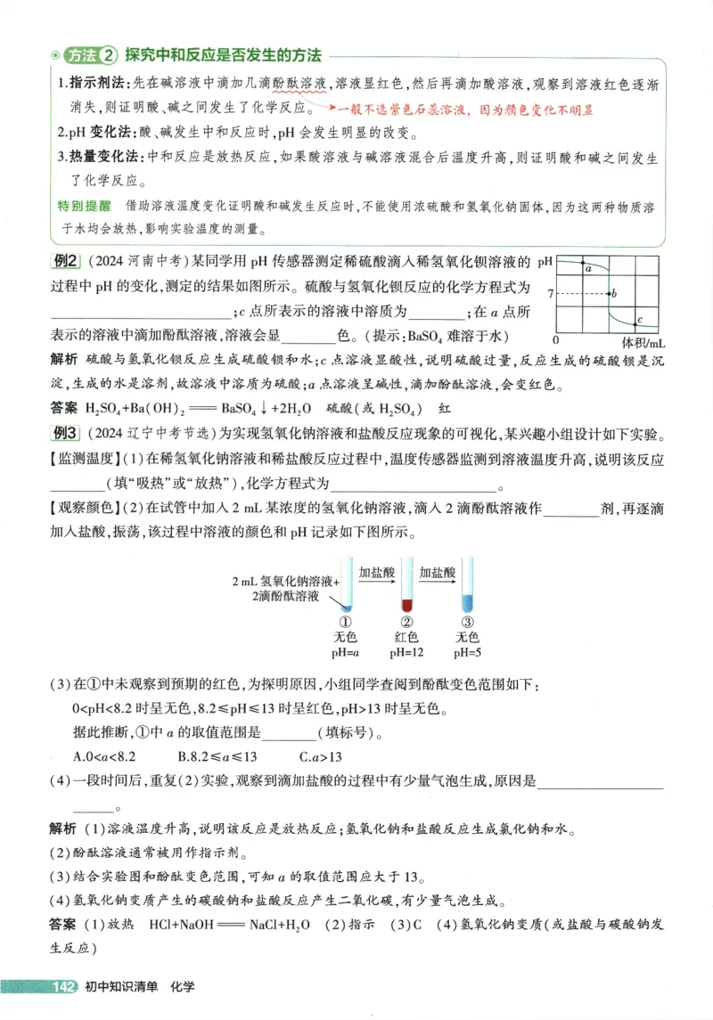 2026版53初中知识清单-化学