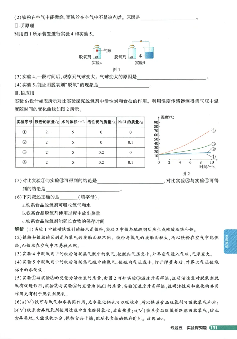 2026版53初中知识清单-化学