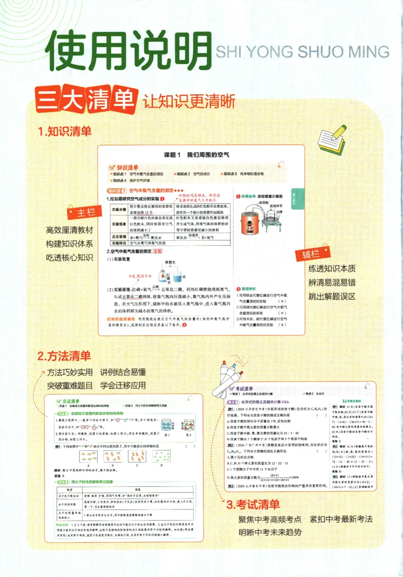 2026版53初中知识清单-化学
