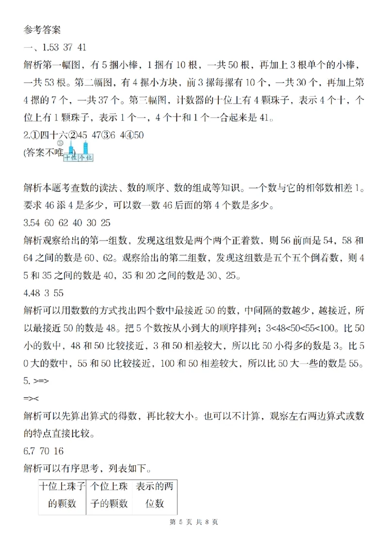 1107数学人教版2024-2025学年一年级数学下册期中测试综合复习卷_一年级上下册资料_一年级下册小红书同款资料_一下数学_25年一下数学资料