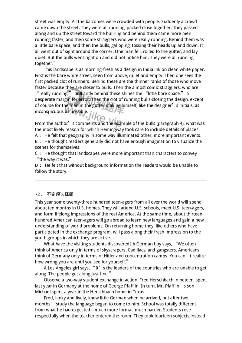 601-2025年军队文职人员招聘《英语语言文学》模拟预测3-137706_军队文职(1)_01.军队文职真题-专业课_（全）版本一（历年真题+章节练习+模拟题）_英语言文学(军队文职)_预测模拟_纯题目